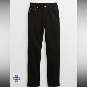 GAP Factory Black Straight Leg Jeans